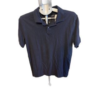 Super Soft Vintage Banana Republic Navy Polo Size Large Timeless Classic
